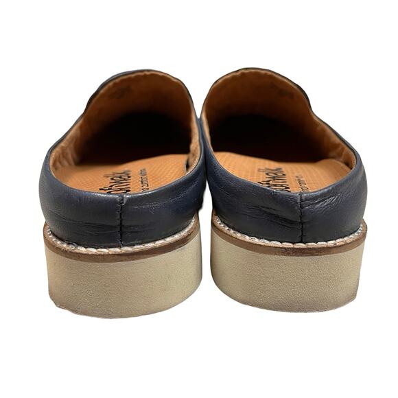 SOFTWALK Wolcott II Women's 8.5N Slip-On Leather Blue Loafer Mule Light Comfort - Picture 4 of 13